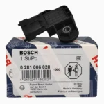 Sensor de presión del colector Bosch 0281006028 compatible con múltiples marcas.