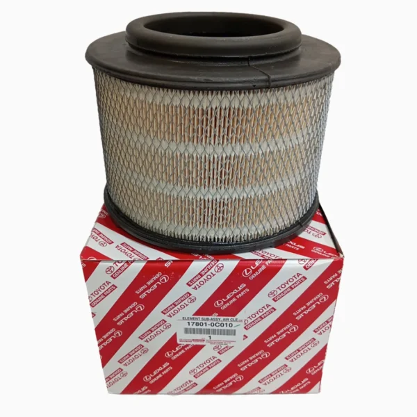 Filtro de aire Toyota 17801-0C010 original para motores Toyota.