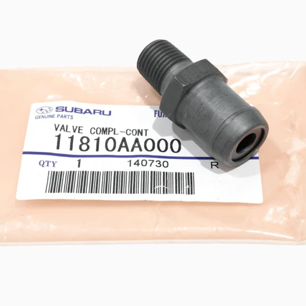 Válvula PCV Subaru 11810-AA000 original para motores Subaru.