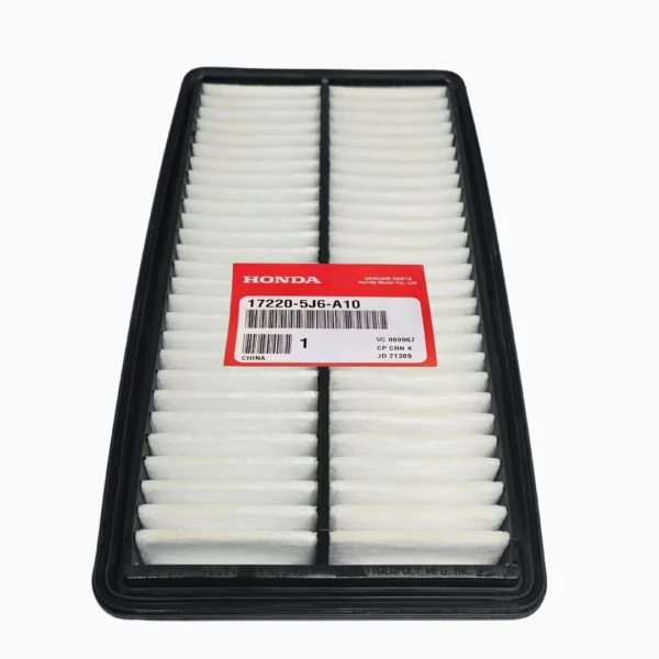 Filtro de aire Honda 17220‑5J6‑A10 original.