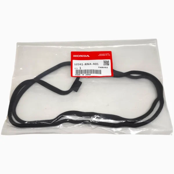Empaquetadura de tapa de válvula Honda 12341‑RNA‑A01 original.