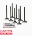 Válvulas de escape Toyota Hilux 2.4 2.8 originales
